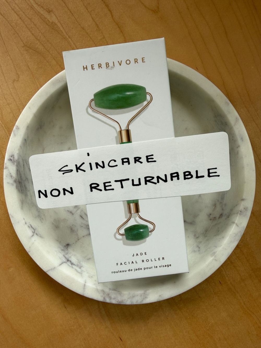 Herbivore Botanicals Jade Facial Roller - Green